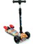 Duman Püskürten Müzikli ve LED Işıklı, Şarjlı - Katlanır Grafiti Desen Rocket Scooter 4