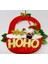 Yılbaşı Kapı Süsü Oval Ho Ho 26CM x 36CM (Büyük) 1