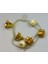 Yılbaşı Süs Hediye Paketli Çanlı Gold Garlant 6'lı 1