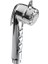 Shower Head, Abs, Long, 1/2" Thread, Chrome 1