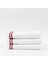 3lü Paket Çift Sıra Bordo Piko Nakışlı El Havlusu 32X35CM 3