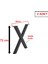 'x' - Metal Masa Ayağı- Kütük Masa Ayağı Kalın -40X60- Profil Ayak- 2 Adet 2