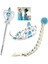 Karlar Ülkesi Frozen Elsataç Asa Tokalı Saç 3 Lü Set 1