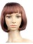 Kahverengi Renk Parti Peruğu Küt Saç 1