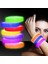 Geniş Baskı Yapılabilir Neonlu Glow Stick Bileklik Sarı Renk 1