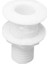 Thru-Hull W/fl.flange 1", W/hose Barb Ø25MM, White 1