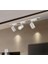 1 Metre Raylı 3 Adet Beyaz Kasa Beyaz LED Ray Spot Mağaza Vitrin Armatürü 1