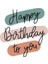 Doğum Günü Tebrik Kartı Happy Birthday 1