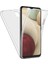Samsung Galaxy A12 Kılıf Ön Arka Şeffaf Silikon Koruma Şeffaf 1