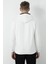 Regular Fit Baskılı Kapüşonlu Kanguru Cepli Şardonlu Kışlık Örme Erkek Sweat 5827004 4
