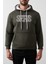 Slim Fit Pamuklu Kanguru Cepli Şardonlu Kışlık Kapüşonlu Sweat Erkek Sweat 5827003 4