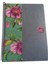 Uni Flowers A4 100 Yaprak Kareli Spiralli Plastik Kapak Çiçek Defter Gri 1