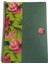 Uni Flowers A4 80 Yaprak Çizgili Spiralli Plastik Kapak Çiçek Defter Yeşil 1