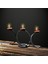 Çember Siyah Dekoratif Mumluk Metal Ferforje Şamdan Mumluk Tealight Mum Dahil 5