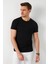 % 100 Pamuklu Bisiklet Yaka Cepli T Shirt Erkek T SHİRT 5902000 3