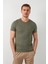 % 100 Pamuklu Bisiklet Yaka Cepli T Shirt Erkek T SHİRT 5902000 3