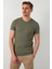 % 100 Pamuklu Bisiklet Yaka Cepli T Shirt Erkek T SHİRT 5902000 2