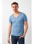 V Yaka Basic T Shirt Erkek T Shirt 5412001 2