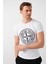 Baskılı Bisiklet Yaka % 100 Pamuk T Shirt Erkek T SHİRT 541PUSULA 1