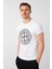 Baskılı Bisiklet Yaka % 100 Pamuk T Shirt Erkek T SHİRT 541PUSULA 2