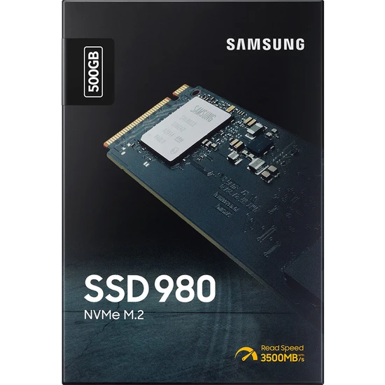 500GB SAMSUNG 980 3500/2600MB/s M.2 NVMe SSD Disk PCIe Gen 3.0 x4, NVMe™ 1.4