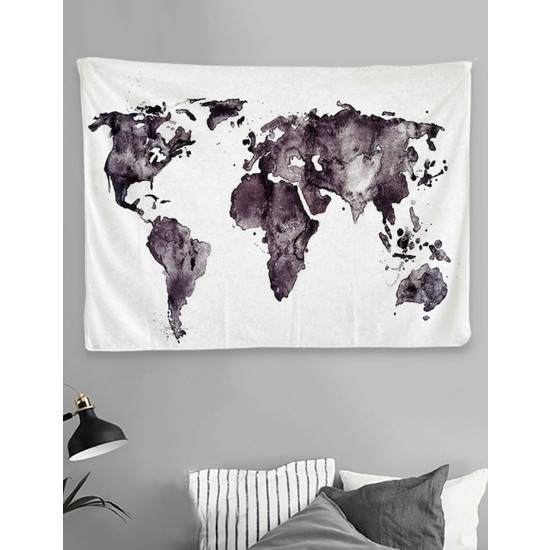 Trendimsin Beyaz Dünya Haritası Duvar Halısı 70X90 cm Fiyatı Trendimsin Beyaz Dünya Haritası Duvar Halısı 70X90 cm Fiyatı