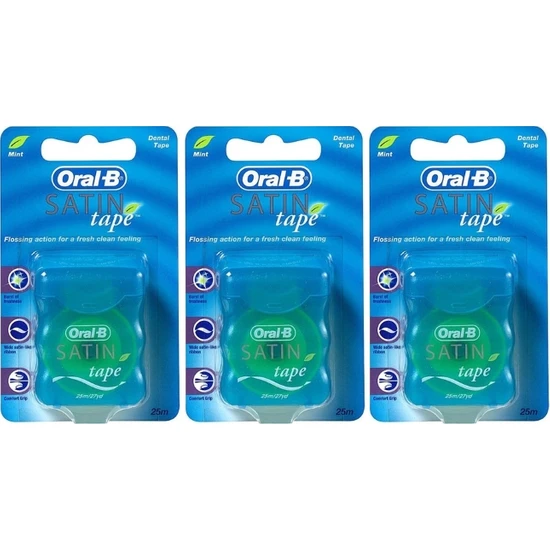 Oral-B Satin Tape Diş Ipi 25M 3x