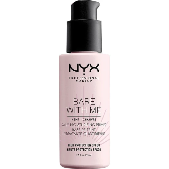 Nyx Bare With Me Cannabis Sativa Seed Oil SPF30 Primer