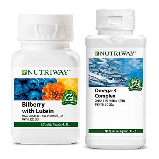 Amway Nutriway Bilberry With Lutein ve Omega 3 Complex Fiyatı