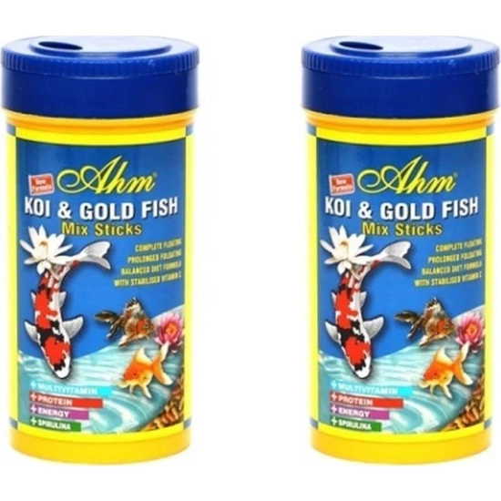 Ahm Koi & Gold Fish Mix Sticks 250 ml - 2 Adet