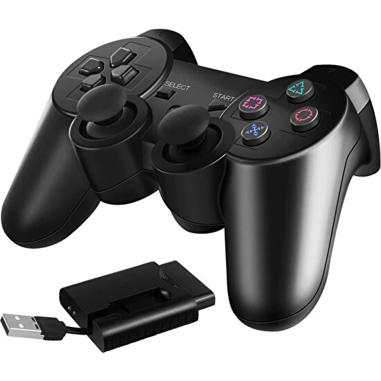 Zabata Sony Playstation Pc Ps1 Ps2 Ps3 Bilgisayar Oyun Kolu Wireless Kablosuz Bluetooth Joystick Gamepad