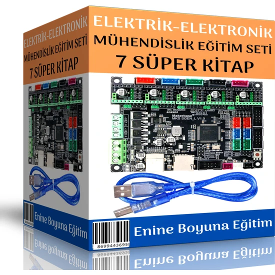 Enine Boyuna Eğitim Elektrik-Elektronik Mühendisliği Eğitim Seti (7 Süper Kitap)
