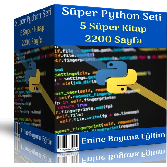 Enine Boyuna Eğitim Süper Python Eğitim Seti (5 Süper Kitap)