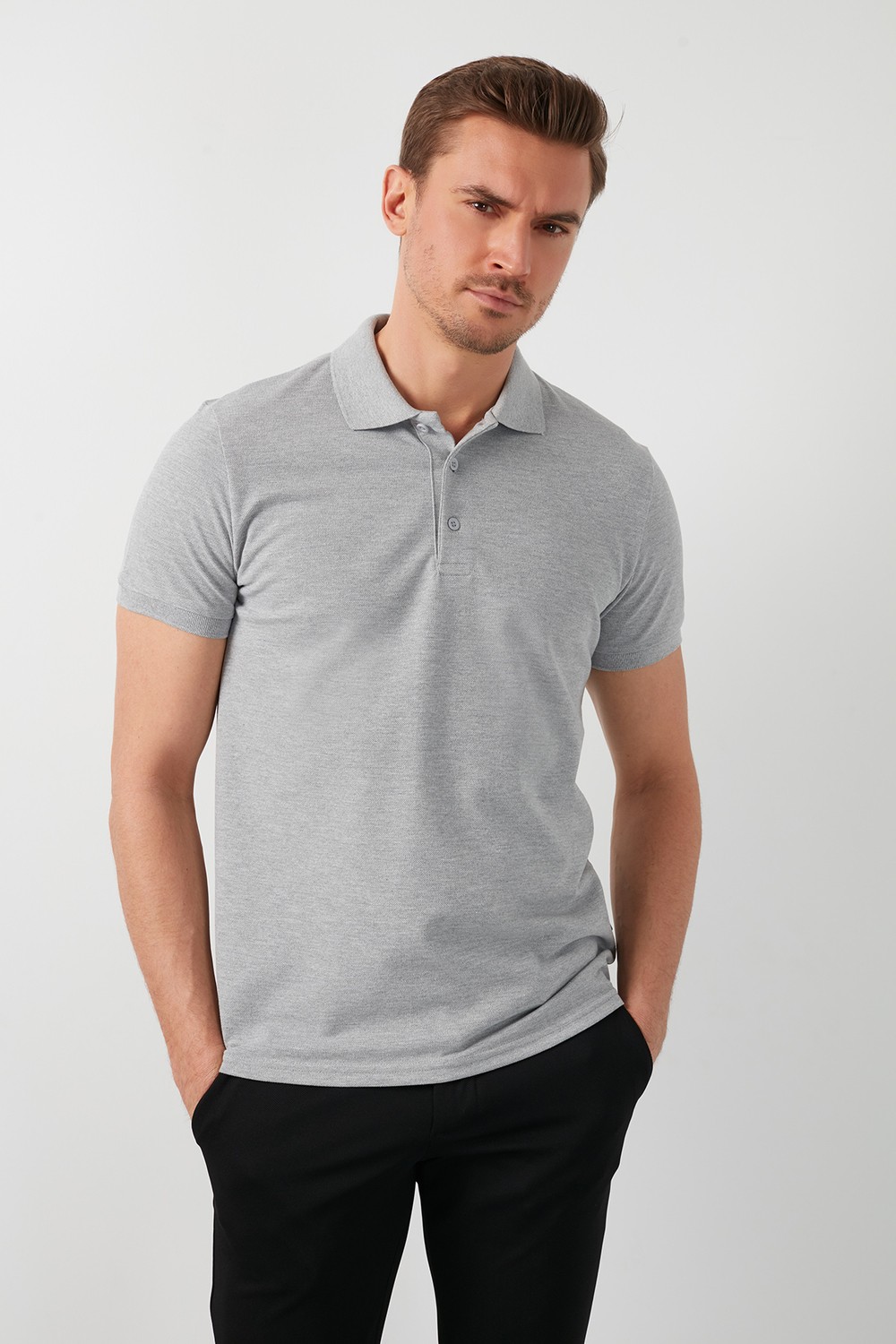 Buratti Pamuklu Polo T Shirt Erkek Polo 5902127 görsel 6