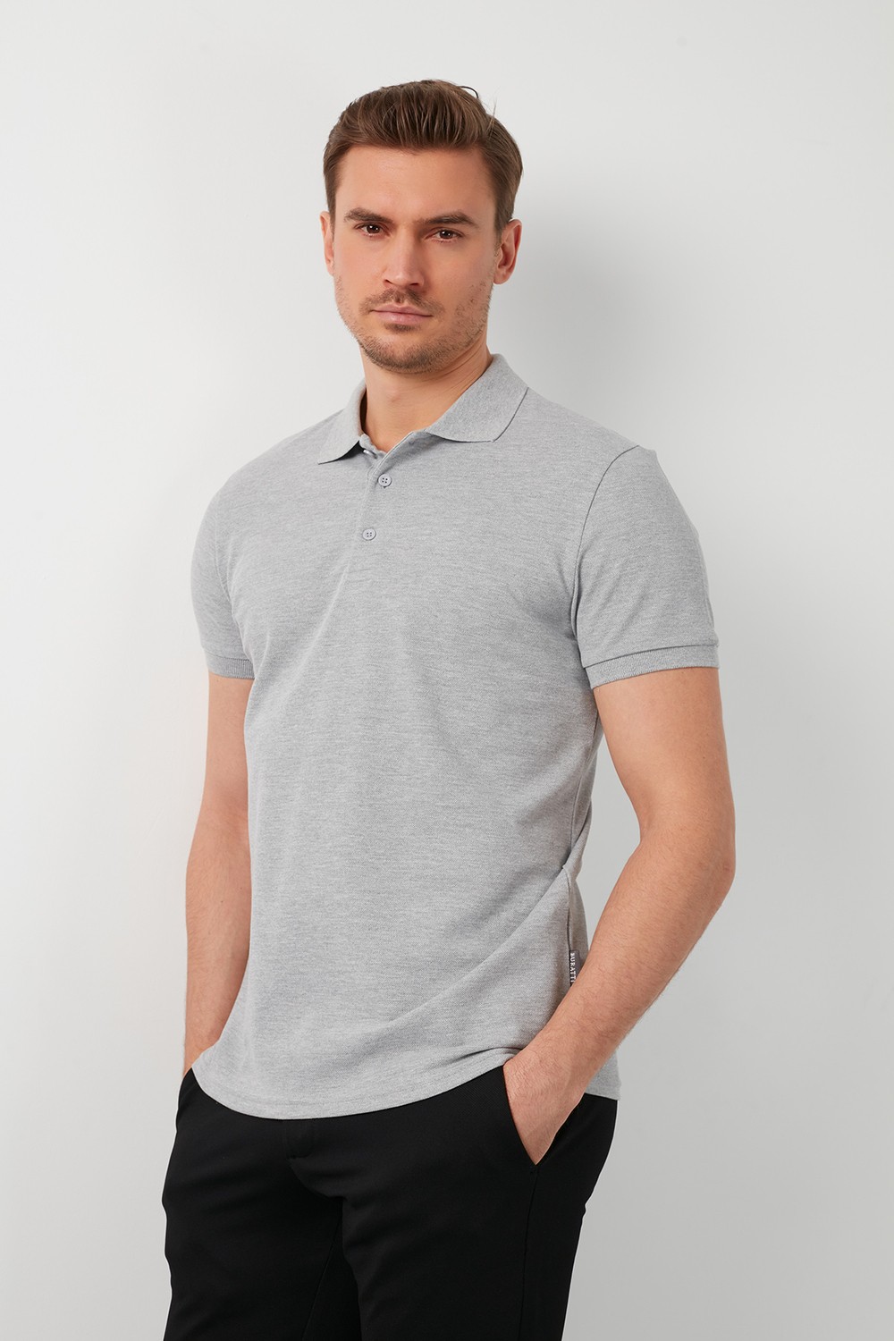 Buratti Pamuklu Polo T Shirt Erkek Polo 5902127 görsel 7