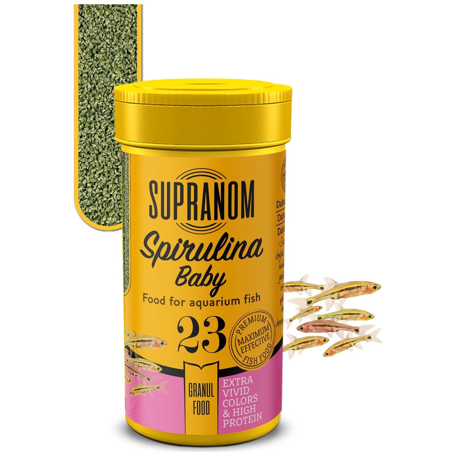 Supranom Spirulina Baby Granül Food Yavru Balık Yemi 100 ml Fiyatı