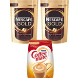 Nescafe Gold 200 gr X2 ve Nestle Coffee Mate 500 gr