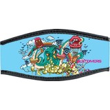 Best Divers Bestdıvers Maske Arkalığı Pop Art, Neopren, Velkrolu