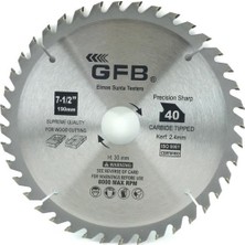 Gfb 185 mm 40 Diş Elmas Daire/sunta Kesme Testeresi