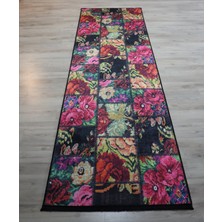 Patchwork Salon Halısı Karabağ Mutfak Halısı Kırkyama Koridor Yolluk Dekoratif Kilim Modelleri Makinada Yıkanabilir Kaymaz Halı
