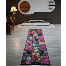 Patchwork Salon Halısı Karabağ Mutfak Halısı Kırkyama Koridor Yolluk Dekoratif Kilim Modelleri Makinada Yıkanabilir Kaymaz Halı