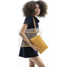 Benetton Kadın Kol Çantası Hardal-Camel BNT507