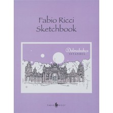 Fabio Ricci Sketchbook Çizim Defteri 19 x 25 cm Mor