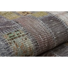 Sempati Halı Patchwork El Dokuma Eskitme Halı 80 x 300 cm 5581