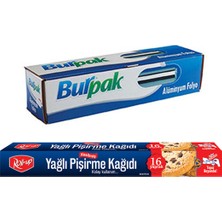Roll-Up Alüminyum Folyo Ve Pişirme Kağıdı 2 Parça Ekonomik Mutfak Seti 2