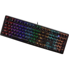 MF Product Strike 0566 Kablolu Rgb Gaming Gerçek Mekanik Klavye