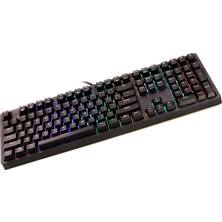 MF Product Strike 0566 Kablolu Rgb Gaming Gerçek Mekanik Klavye