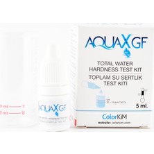 Aqua Yerli 5 ml Aquax®gf- Toplam Su Sertliği Test Kiti - Su Kalitenizi Kolay, Hızlı ve Doğru Ölçün.