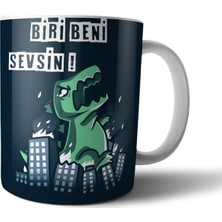 Pixxa Dinazor Biri Beni Sevsin Kupa Bardak