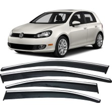 Araba Alışveriş Volkswagen Oto Aksesuar Golf 6 Sportif 4'lü Krom Rüzgarlık Seti